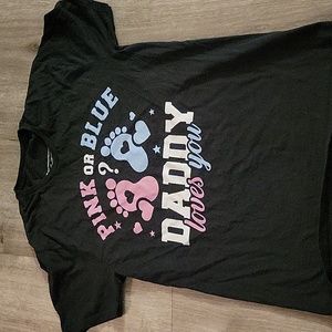 Gender reveal shirt for dad